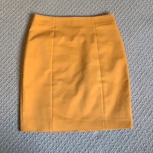Goldenrod H&M pencil skirt